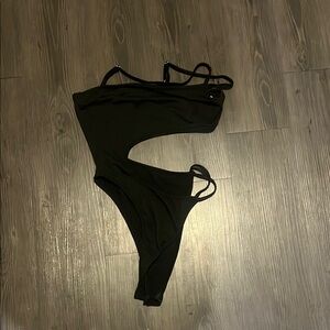 SHEIN Black One-Piece Swimsuit